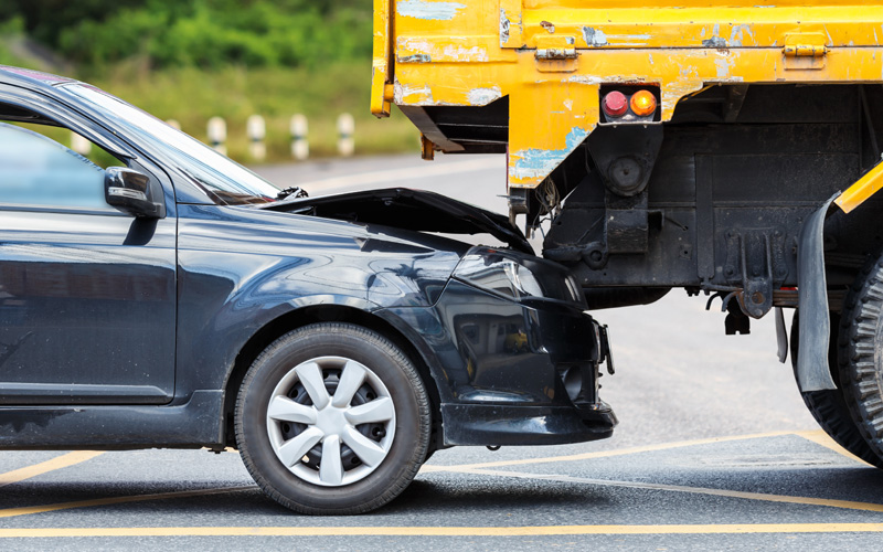 Accident on the road